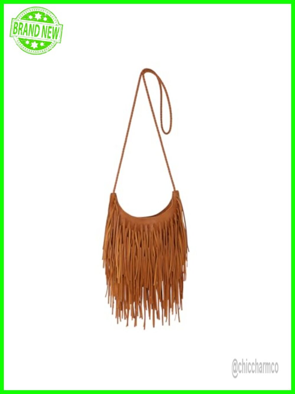 Fringe Hobo Bag Vegan Leather Tassel Crossbody Shoulder Western Hippie